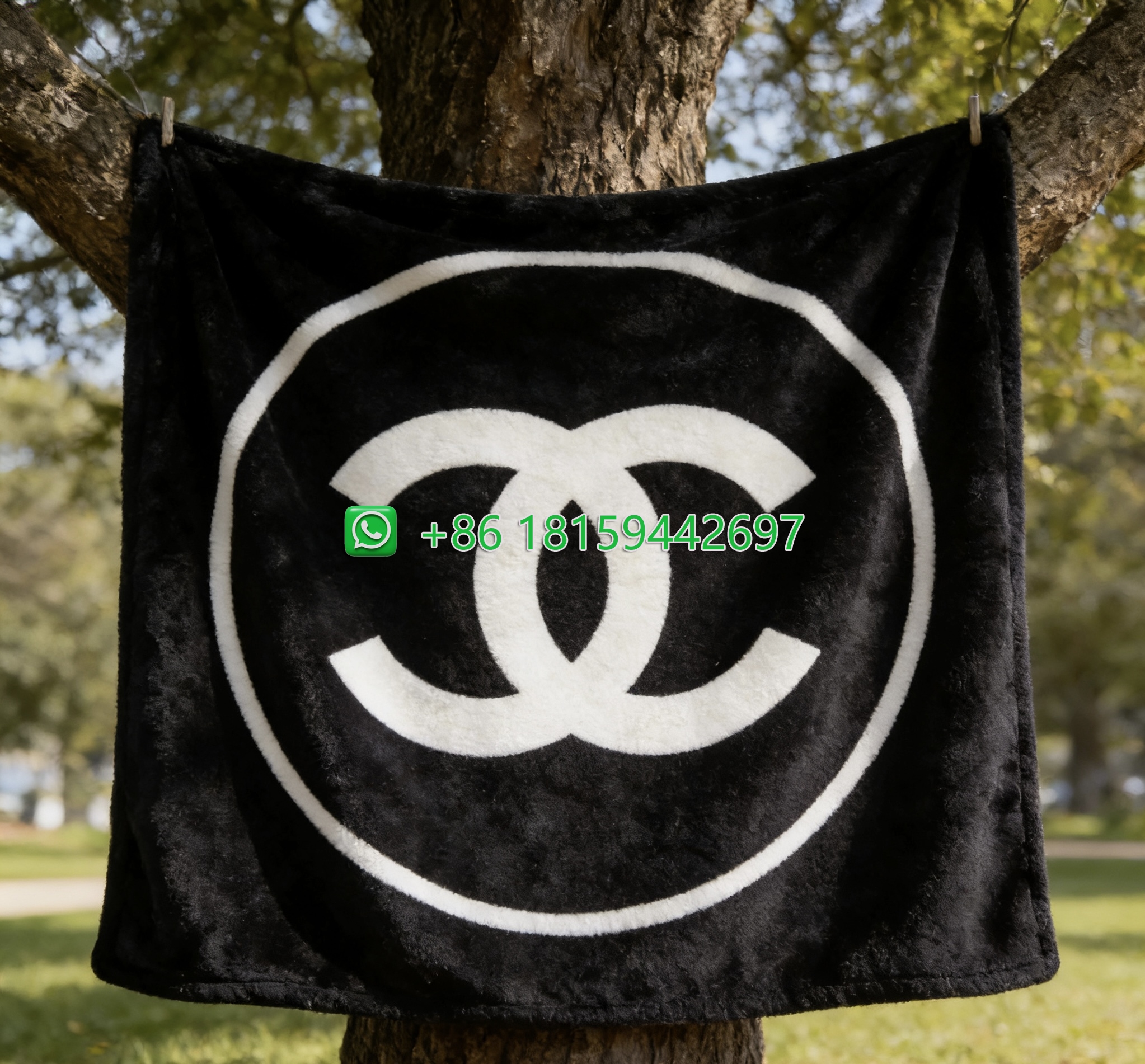 Chanel Throw Blankets